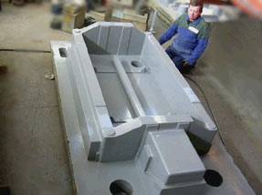 ...to large machine bases and forklift counterweights